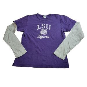 Jones & Mitchell LSU longsleeve shirt L jrs